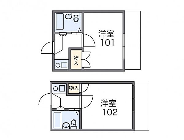 画像2:代表的な間取のため実際の間取とは異なる場合があります