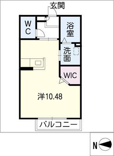 ＡＣ岡崎I ｜愛知県岡崎市欠町字石ケ崎(賃貸アパート1K・1階・28.24㎡)の写真 その2