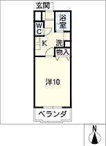 ハートヒルズ舳越  ｜ 愛知県岡崎市舳越町字神道（賃貸マンション1K・3階・31.21㎡） その2