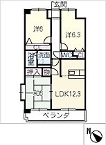 Ｂｅ－Ｃｏｍｍｏｎ  ｜ 愛知県岡崎市北本郷町字野添（賃貸マンション3LDK・1階・66.85㎡） その2