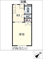 サンパークみつわ  ｜ 愛知県岡崎市日名南町（賃貸アパート1K・2階・30.69㎡） その2