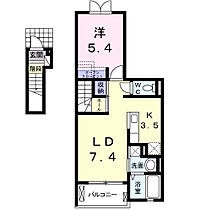 ソレアード・Ｓ 202 ｜ 愛知県岡崎市百々町字東側31番地1（賃貸アパート1LDK・2階・41.27㎡） その2