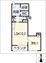 ティアラ  ｜ 愛知県額田郡幸田町大字大草字丸山（賃貸マンション1LDK・3階・44.72㎡） その2