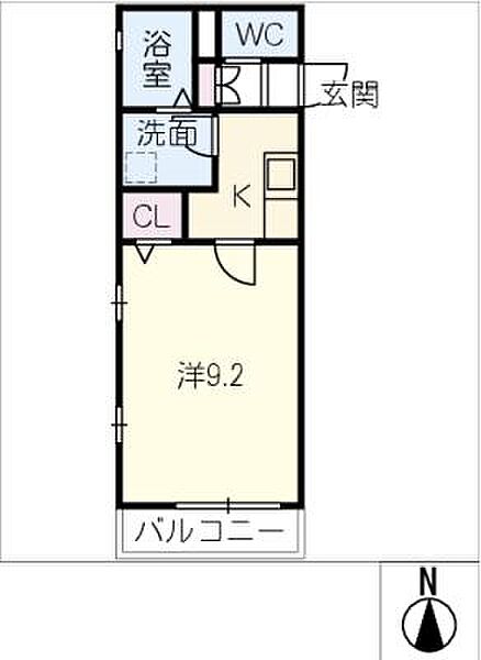 Ｃｕｏｒｅ　Ｒｉｃｃｏ ｜愛知県豊川市国府町豊成(賃貸アパート1K・1階・28.02㎡)の写真 その2