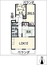 レジデンスフローリス  ｜ 愛知県豊川市伊奈町茶屋（賃貸マンション3LDK・1階・65.67㎡） その2