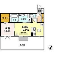 アークスクエア 103 ｜ 愛知県豊川市中野川町1丁目36（賃貸アパート1LDK・1階・41.01㎡） その2