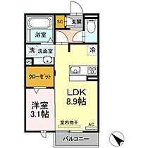 D-roomKG 102 ｜ 愛知県豊川市御油町後田35-3（賃貸アパート1LDK・1階・33.62㎡） その20