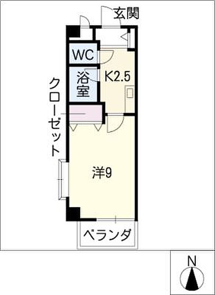 ＭＡＴＳＵ　ＢＩＬＬ ｜愛知県豊橋市佐藤2丁目(賃貸マンション1K・2階・29.25㎡)の写真 その2