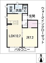 グリーンフィールド　Ｂ棟  ｜ 愛知県豊橋市牛川通3丁目（賃貸アパート1LDK・1階・47.50㎡） その2