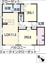 メディオ　プリマベーラＣ  ｜ 愛知県豊橋市草間町字郷西（賃貸アパート2LDK・2階・58.10㎡） その2