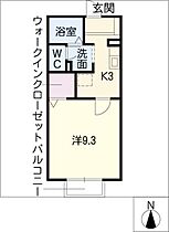 ウッドベル  ｜ 愛知県一宮市松降2丁目（賃貸アパート1K・1階・30.00㎡） その2