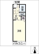 メルツカロッテ  ｜ 愛知県稲沢市日下部東町2丁目（賃貸アパート1K・2階・24.00㎡） その2