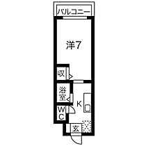 TOMOS APARTMENTS MEITETSU OSATO 411 ｜ 愛知県稲沢市奥田町三十番神7133-1（賃貸マンション1K・4階・22.35㎡） その2