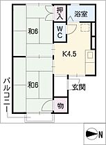 エクセル小池  ｜ 愛知県稲沢市小池1丁目（賃貸アパート2K・1階・35.00㎡） その2