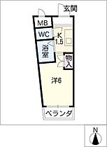 アンジェリーク188  ｜ 愛知県稲沢市大塚北1丁目（賃貸マンション1K・2階・18.90㎡） その2