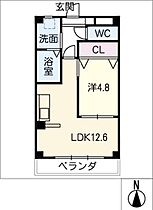 アヴニール  ｜ 愛知県清須市新清洲6丁目（賃貸マンション1LDK・3階・39.02㎡） その2