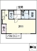 ブランドミール 103 ｜ 愛知県海部郡蟹江町本町9丁目103（賃貸アパート1R・1階・28.98㎡） その2