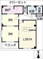 ハイエストＦｕｊｉｎａｍｉ  ｜ 愛知県愛西市諏訪町中杁（賃貸マンション2LDK・3階・68.40㎡） その2