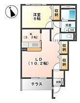 エル・シャトー　Ｅ  ｜ 愛知県津島市東中地町2丁目（賃貸アパート1LDK・1階・48.80㎡） その2