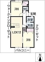 ルミエール神明  ｜ 愛知県北名古屋市九之坪神明（賃貸アパート2LDK・2階・55.38㎡） その2