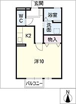 イーストステージ  ｜ 愛知県北名古屋市弥勒寺東1丁目（賃貸アパート1K・2階・33.00㎡） その2