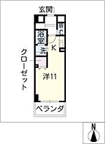 セントラルスクエア岩倉  ｜ 愛知県岩倉市中央町1丁目（賃貸マンション1R・2階・28.00㎡） その2