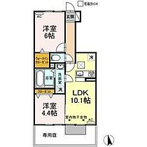 ヴェルドミール　B 102 ｜ 愛知県小牧市藤島町中島74（賃貸アパート2LDK・1階・48.73㎡） その9