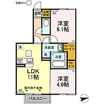 ヴェルドミール　A 101 ｜ 愛知県小牧市藤島町中島74（賃貸アパート2LDK・1階・51.94㎡） その2