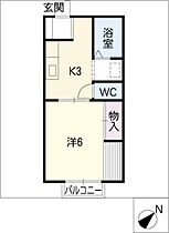 プレセジュール春紀Ｃ  ｜ 愛知県春日井市上条町5丁目（賃貸アパート1K・2階・26.72㎡） その2