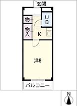 メゾン榊原  ｜ 愛知県春日井市不二ガ丘3丁目（賃貸アパート1K・2階・25.92㎡） その2