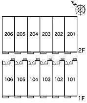 レオパレスＷＥＳＴ月見 102 ｜ 愛知県春日井市月見町5622-6（賃貸アパート1K・1階・22.34㎡） その10