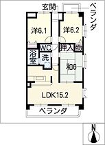 メゾンファミーユ  ｜ 愛知県春日井市味美西本町（賃貸マンション3LDK・4階・71.24㎡） その2