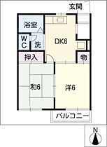 メゾンカメリア  ｜ 愛知県春日井市下屋敷町字下屋敷（賃貸アパート2K・2階・38.90㎡） その2