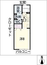 カスティーヌ青山II  ｜ 愛知県西春日井郡豊山町大字青山字金剛（賃貸アパート1K・2階・27.00㎡） その2