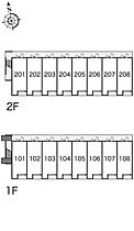 レオネクストＹ＆Ｋ 201 ｜ 愛知県春日井市高山町1丁目13-16（賃貸アパート1K・2階・30.84㎡） その10