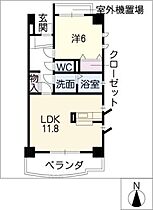 アンソレイエ勝川  ｜ 愛知県春日井市柏井町3丁目（賃貸マンション1LDK・3階・43.95㎡） その2