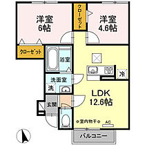 ヴィラ　プリュネ　A棟 101 ｜ 愛知県春日井市如意申町4丁目31番12（賃貸アパート2LDK・1階・51.53㎡） その2