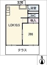 タウニィ大和  ｜ 愛知県春日井市勝川町5丁目（賃貸アパート1LDK・1階・39.60㎡） その2