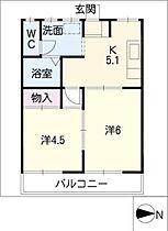 プリミエール協和  ｜ 愛知県春日井市大和通2丁目（賃貸アパート2K・2階・35.00㎡） その2