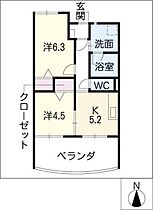 Ｒａｆｆｉｎｅ清華  ｜ 愛知県春日井市中野町2丁目（賃貸マンション2K・2階・41.98㎡） その2