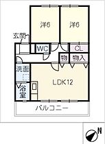 ウィンディア勝川  ｜ 愛知県春日井市勝川町6丁目（賃貸アパート2LDK・2階・59.00㎡） その2