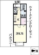 セジュール小倉JT 208 ｜ 愛知県常滑市小倉町6丁目6番（賃貸アパート1K・2階・32.07㎡） その2