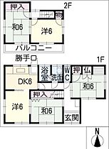 丹波脇貸家  ｜ 愛知県知多市大興寺字丹波脇（賃貸一戸建5DK・2階・86.95㎡） その2