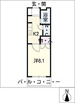 ルミナス高根  ｜ 愛知県半田市亀崎高根町4丁目（賃貸アパート1K・2階・21.06㎡） その2