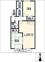 ディアコートIIIＢ棟  ｜ 愛知県知多郡武豊町字鹿ノ子田2丁目（賃貸アパート2LDK・2階・55.38㎡） その2