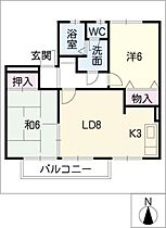 アトリオＫ  ｜ 愛知県知多郡美浜町大字河和字北田面（賃貸アパート2LDK・2階・53.04㎡） その2