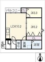 ＬＥＣＯＣＯＮ半田II  ｜ 愛知県半田市前崎東町（賃貸アパート2LDK・3階・43.38㎡） その2