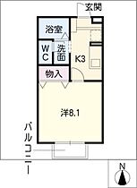 サンライズマンション　Ａ棟  ｜ 愛知県半田市上池町5丁目（賃貸アパート1K・2階・26.00㎡） その2