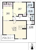 リベールＡ棟  ｜ 愛知県知多郡武豊町大字冨貴字外面（賃貸アパート2LDK・1階・62.35㎡） その2