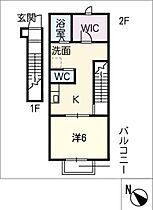 ベルシエルＢ  ｜ 三重県桑名市大字星川（賃貸アパート1K・2階・34.00㎡） その2